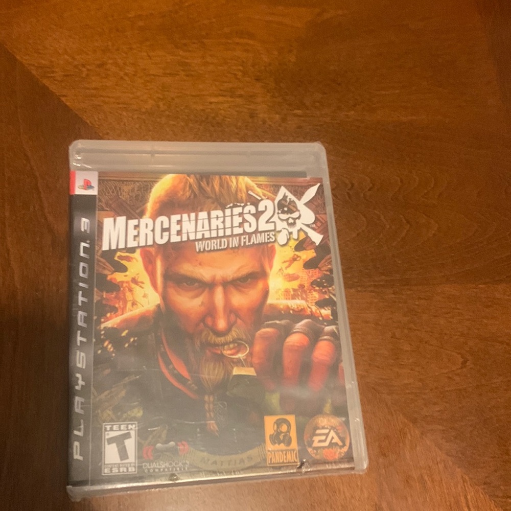 PlayStation 3 Mercenaries2 game retail for 49.00 sell for 15.00